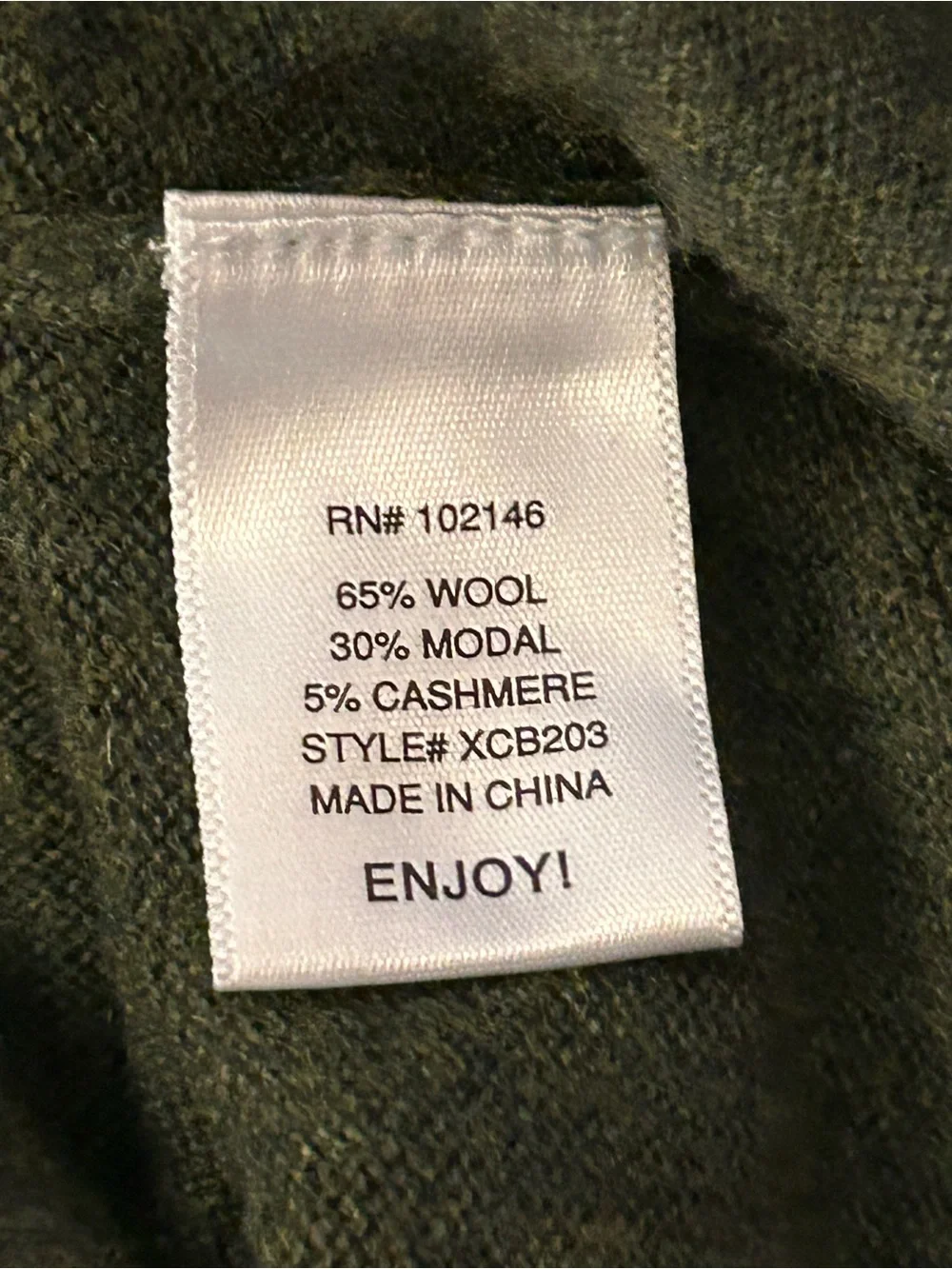 Michael Stars Men’s Olive Green V-Neck Pullover